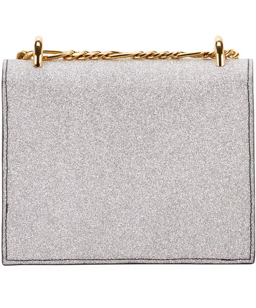 BALMAIN（バルマン）の「Balmain Glitter Wallet On Chain Bag（ショルダーバッグ・レディース・Silver・One Size）」の3枚目の写真