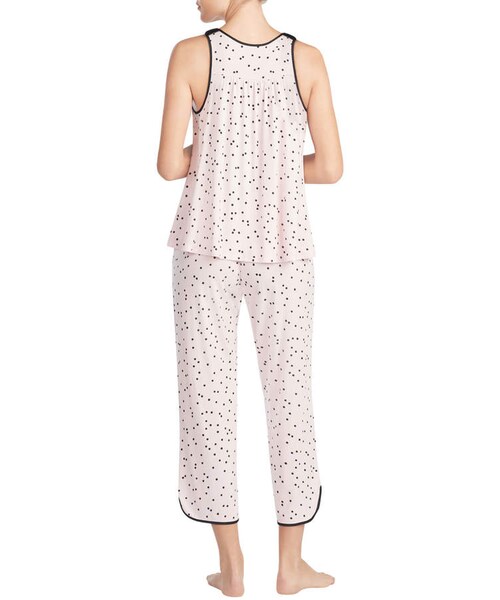 kate spade new york（ケイトスペード ニューヨーク）の「Kate Spade New York Evergreen Sleeveless Cropped Pajama Set（ルームウェア/パジャマ・レディース・Pink・Large/X-small/Medium/Small）」の3枚目の写真