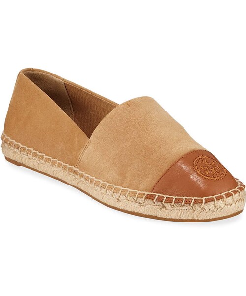 TORY BURCH（トリーバーチ）の「Tory Burch Colorblock Flat Espadrilles（シューズ・レディース・Brown・5.5b / 35.5eu/7b / 37eu/5b / 35eu/7.5b / 37.5eu/9.5b / 39.5eu/9b / 39eu/8b / 38eu/6b / 36eu/10b / 40eu/10.5b / 40.5eu/8.5b / 38.5eu/6.5b / 36.5eu/11b / 41eu）」の4枚目の写真