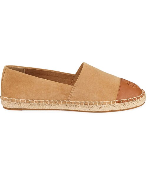 TORY BURCH（トリーバーチ）の「Tory Burch Colorblock Flat Espadrilles（シューズ・レディース・Brown・5.5b / 35.5eu/7b / 37eu/5b / 35eu/7.5b / 37.5eu/9.5b / 39.5eu/9b / 39eu/8b / 38eu/6b / 36eu/10b / 40eu/10.5b / 40.5eu/8.5b / 38.5eu/6.5b / 36.5eu/11b / 41eu）」の2枚目の写真