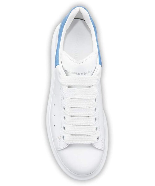 Alexander McQueen（アレキサンダーマックイーン）の「Alexander McQueen Leather Lace-Up Platform Sneakers（その他シューズ・レディース・Red/White・5.5b / 35.5eu/9.5b / 39.5eu/6b / 36eu/7b / 37eu/5b / 35eu/10.5b / 40.5eu/8.5b / 38.5eu/10b / 40eu/8b / 38eu/6.5b / 36.5eu/9b / 39eu/7.5b / 37.5eu/11b / 41eu）」の5枚目の写真