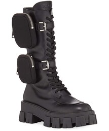 PRADA CALZATURE DONNA プラダ ブーツ 36サイズ プラダ/ブーツ/黒/サイズ：36 1/2の買取実績【ブランディア】