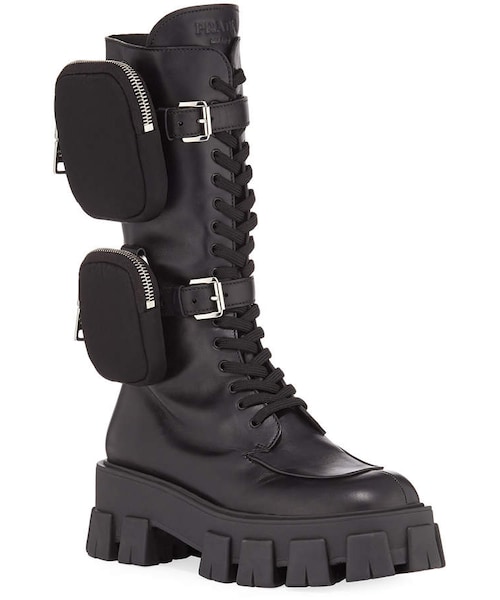 PRADA（プラダ）の「Prada 55mm Lace-Up Zip Pouch Platform