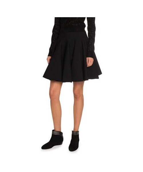 ALAIA ブラック フレアスカート 36 アライア ALAIA スカート ALAIA / アライア | ボリューム フレアスカート 36