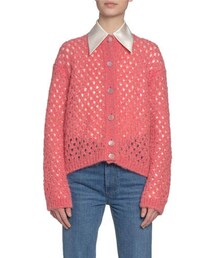 Marc Jacobs Fishnet-Knit Button-Front Cardigan