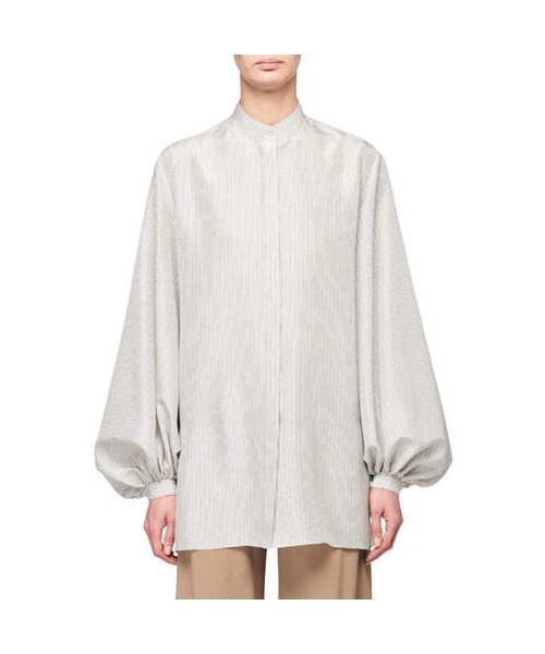 THE ROW（ザロウ）の「THE ROW Vara Devo-Striped Mock-Neck Poet