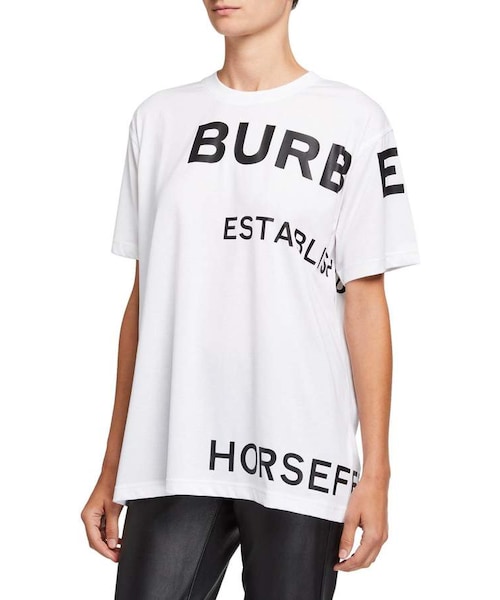 BURBERRY(バーバリー)の「Burberry Horseferry Logo Oversized T-Shirt(Tシャツ/カットソー・レディース・White・X-large/X-small/Large/Medium/Small)」の3枚目の写真