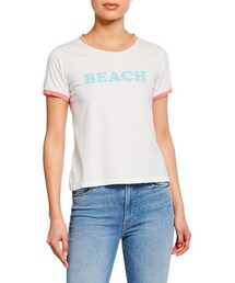 MOTHER Itty Bitty Goodie Ringer Beach Tee