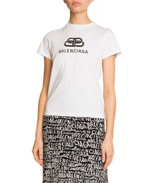 BALENCIAGA | Balenciaga Short-Sleeve Logo T-Shirt(Tシャツ/カットソー)
