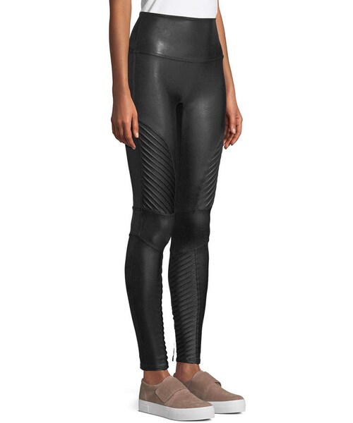 Spanx(スパンクス)の「Spanx Moto Faux-Leather Leggings(レギンス/スパッツ・レディース・Black・Medium/Small/X-large/Large/X-small)」の4枚目の写真