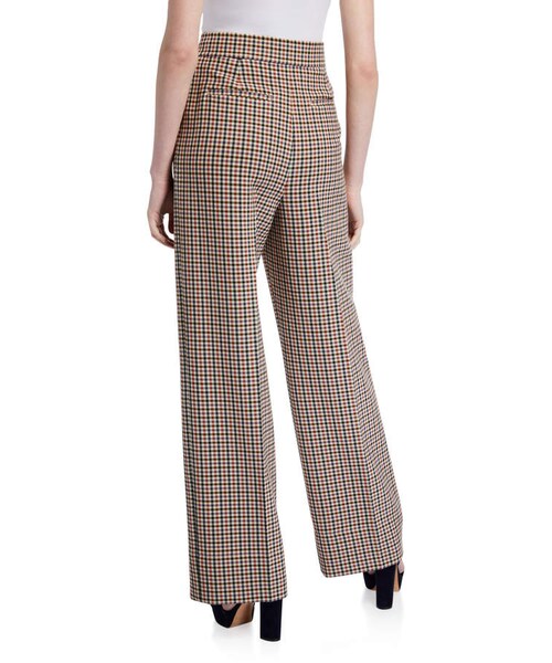 TORY BURCH（トリーバーチ）の「Tory Burch Plaid Wide-Leg Pants（その他パンツ・レディース・Brown・2/4/6/8/10/12/14）」の3枚目の写真