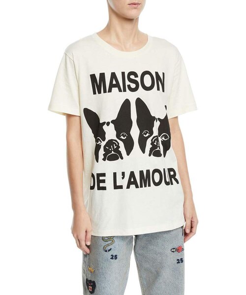 GUCCI(グッチ)の「Gucci Orso & Bosco Short-Sleeve T-Shirt(Tシャツ/カットソー・レディース・White・Xx-large)」の3枚目の写真