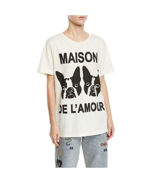 GUCCI(グッチ)の「Gucci Orso & Bosco Short-Sleeve T-Shirt(Tシャツ/カットソー・レディース・White・Xx-large)」の1枚目の写真