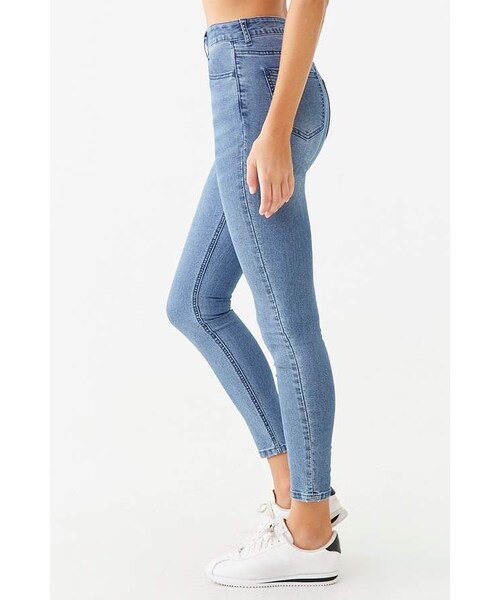 Forever 21 Skinny Mid-Rise Jeans - WEAR