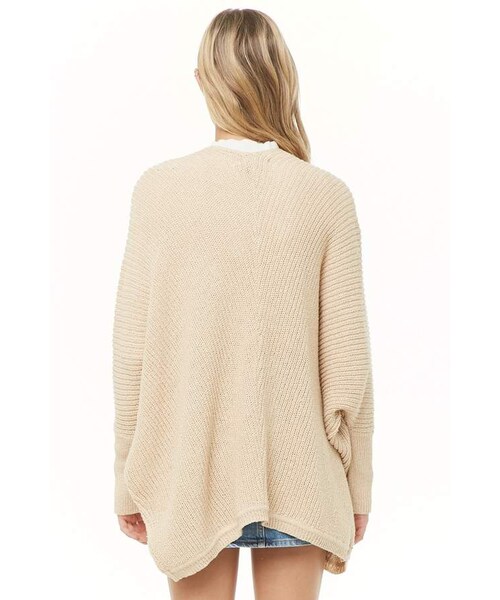 FOREVER 21(フォーエバー トゥエンティーワン)の「Forever 21 Dolman-Sleeve Cardigan(カーディガン/ボレロ・レディース・Beige/Pink・Small/Medium/Large)」の7枚目の写真