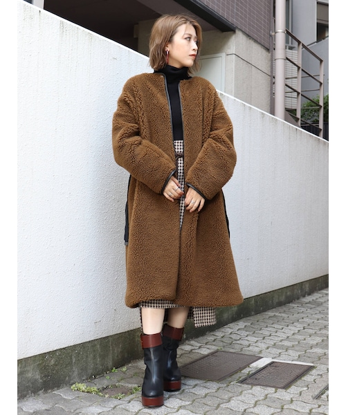 MURUA（ムルーア）の「ロングボアコート（その他アウター）」 - WEAR