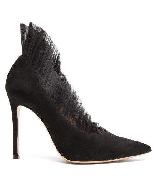 Gianvito Rossi（ジャンヴィトロッシ）の「Gianvito Rossi Vamp 105 Suede Pumps