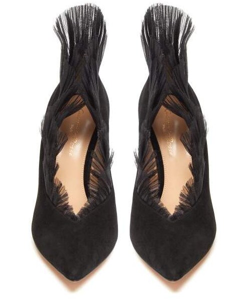 Gianvito Rossi（ジャンヴィトロッシ）の「Gianvito Rossi Vamp 105 Suede Pumps