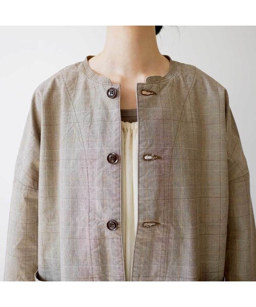 HARVESTY　ハーベスティ　チェック柄　アトリエジャケット HARVESTY｜ ハーベスティ｜ ATELIER JACKET CHECKERED｜チェ