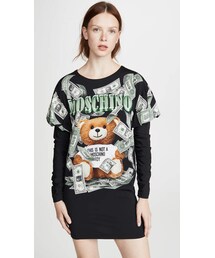 Moschino Teddy Bear Money T-Shirt Dress