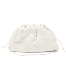 BOTTEGA VENETA | Bottega Veneta - The Pouch Small Leather Clutch - Womens - White(クラッチバッグ)