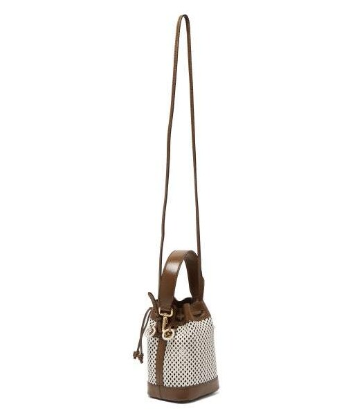 Fendi（フェンディ）の「Fendi Mon Tresor Mini Perforated Leather Bucket Bag