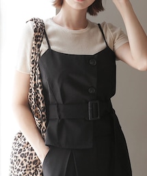 DHOLIC | ベルトSETボタンビスチェ(その他トップス)