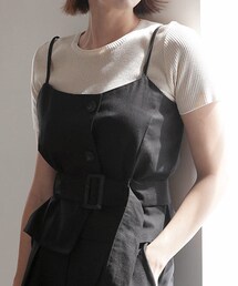 DHOLIC | ショートスリーブリブニット(ニット/セーター)