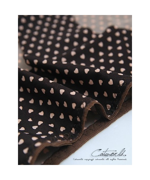 catworld（キャットワールド）の「沉穩愛心波點無痕內衣（アンダーウェア・レディース・咖啡・32/34/36/38/40）」の6枚目の写真