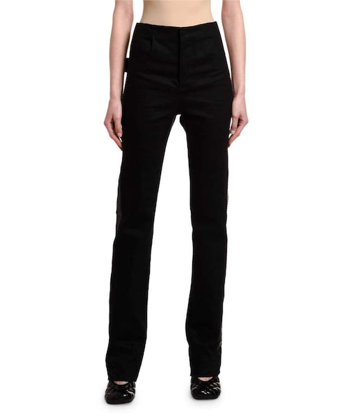 BOTTEGA VENETA(ボッテガヴェネタ)の「Bottega Veneta High-Rise Flare Leg Jeans(デニムパンツ・レディース・Black・46 It (10 Us)/42 It (6 Us)/44 It (8 Us))」の2枚目の写真
