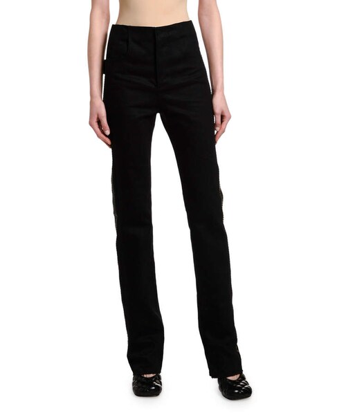 BOTTEGA VENETA(ボッテガヴェネタ)の「Bottega Veneta High-Rise Flare Leg Jeans(デニムパンツ・レディース・Black・46 It (10 Us)/42 It (6 Us)/44 It (8 Us))」の3枚目の写真
