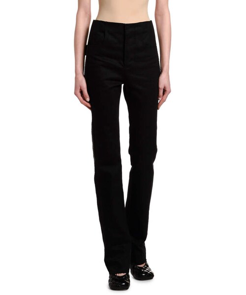 BOTTEGA VENETA(ボッテガヴェネタ)の「Bottega Veneta High-Rise Flare Leg Jeans(デニムパンツ・レディース・Black・46 It (10 Us)/42 It (6 Us)/44 It (8 Us))」の5枚目の写真