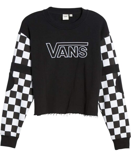 VANS（バンズ）の「Vans BMX Crew Fleece Sweatshirt（スウェット・レディース・Black・Medium/X-small/Large/X-large/Small）」の2枚目の写真
