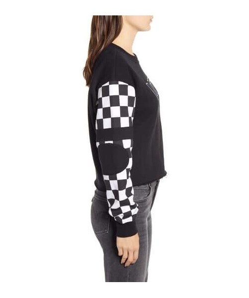 VANS（バンズ）の「Vans BMX Crew Fleece Sweatshirt（スウェット・レディース・Black・Medium/X-small/Large/X-large/Small）」の3枚目の写真