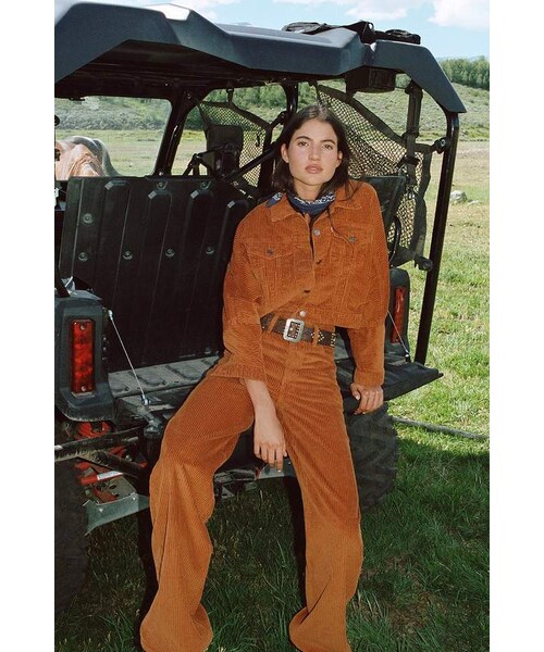 Levi's(リーバイス)の「Levi's Levi’s Ribcage Corduroy Wide Leg Pant(その他パンツ・レディース・Brown・24/25/26/27/28/29/30/31/32)」の4枚目の写真