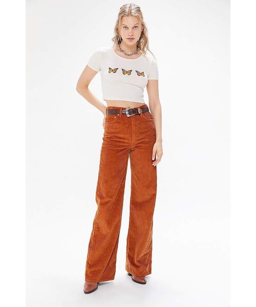 Levi's(リーバイス)の「Levi's Levi’s Ribcage Corduroy Wide Leg Pant(その他パンツ・レディース・Brown・24/25/26/27/28/29/30/31/32)」の3枚目の写真