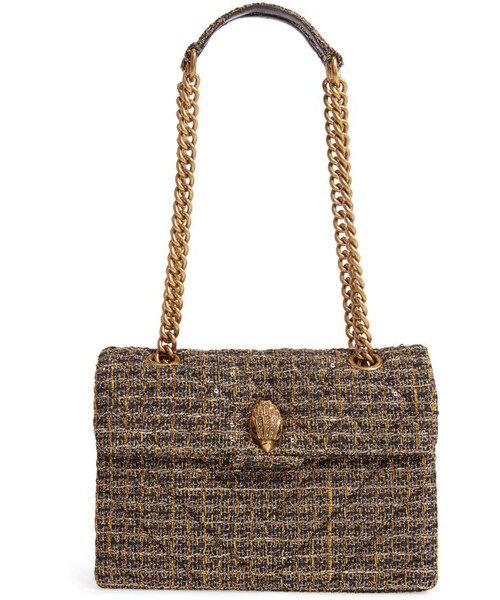 Kurt Geiger(カートゲイガー)の「Kurt Geiger London Kensington Tweed Shoulder Bag(ショルダーバッグ・レディース・Yellow・One Size)」の1枚目の写真