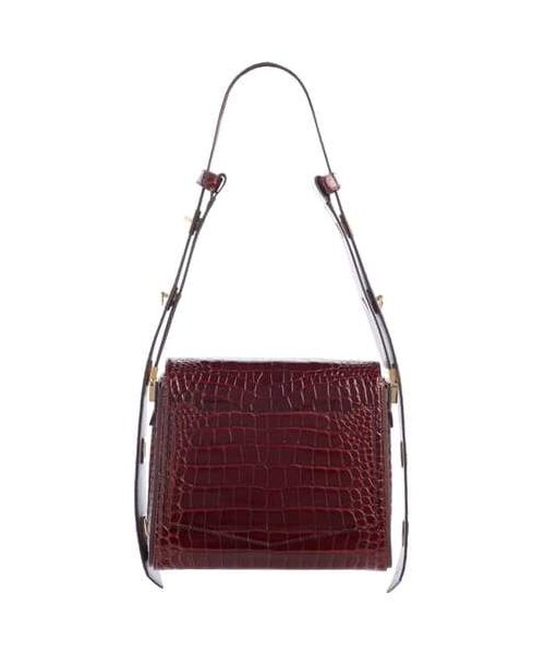 GIVENCHY(ジバンシイ)の「Givenchy Medium Eden Croc Embossed Leather Shoulder Bag(ショルダーバッグ・レディース・Red・One Size)」の2枚目の写真