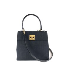 STORES.jp | CELINE セリーヌ ガンチーニ リネン 2way ハンドバッグ ショルダーバッグ ブラック vintage ヴィンテージ オールドセリーヌ CE-Y0521(ショルダーバッグ)
