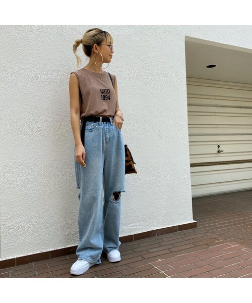 no brand（ノーブランド）の「カサカサちょい透けタンク｢1994｣#55379（タンクトップ・レディース・その他）」の7枚目の写真