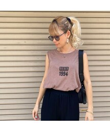 no brand | カサカサちょい透けタンク｢1994｣#55379(タンクトップ)