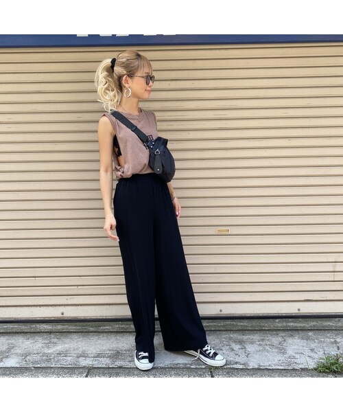 no brand（ノーブランド）の「カサカサちょい透けタンク｢1994｣#55379（タンクトップ・レディース・その他）」の2枚目の写真