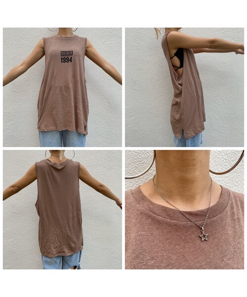 no brand（ノーブランド）の「カサカサちょい透けタンク｢1994｣#55379（タンクトップ・レディース・その他）」の9枚目の写真