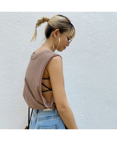 no brand（ノーブランド）の「カサカサちょい透けタンク｢1994｣#55379（タンクトップ・レディース・その他）」の8枚目の写真