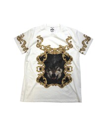 PUBLIC EYES | グラフィックプリントオーバーサイズTシャツ”Wolf"(トップス)