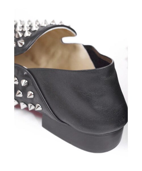 HARRIS BROWN(ハリスブラウン)の「"GOLD.E"スパイクスタッズカウレザースリッポンBLACK(シューズ・メンズ・その他・43(約26cm)/44(約27cm))」の3枚目の写真