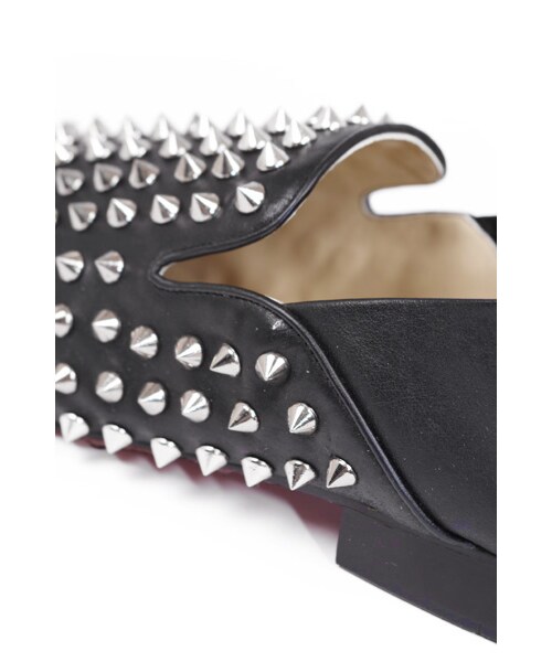 HARRIS BROWN(ハリスブラウン)の「"GOLD.E"スパイクスタッズカウレザースリッポンBLACK(シューズ・メンズ・その他・43(約26cm)/44(約27cm))」の7枚目の写真