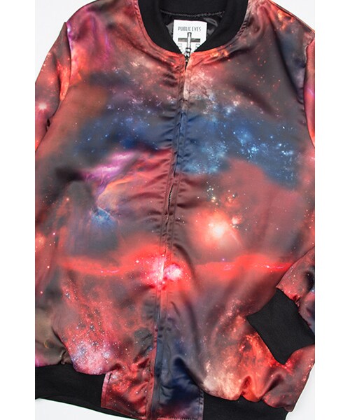 PUBLIC EYES（パブリックアイズ）の「"PE-50"スペースグラフィックブルゾン"RED"（ジャケット/アウター・メンズ・その他・S/M）」の5枚目の写真