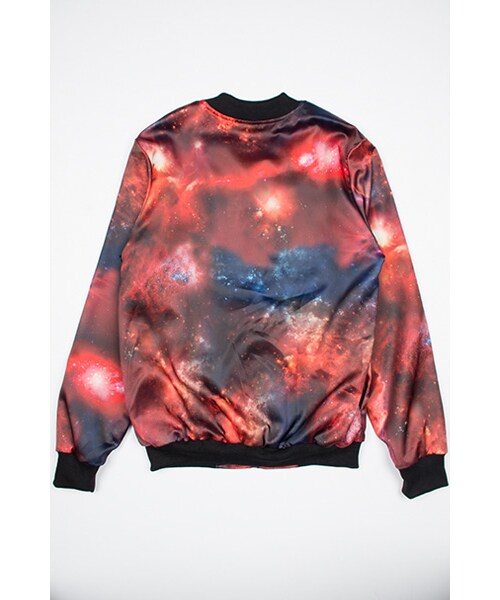 PUBLIC EYES（パブリックアイズ）の「"PE-50"スペースグラフィックブルゾン"RED"（ジャケット/アウター・メンズ・その他・S/M）」の2枚目の写真