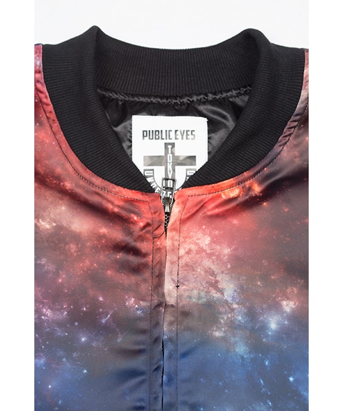 PUBLIC EYES（パブリックアイズ）の「"PE-50"スペースグラフィックブルゾン"RED"（ジャケット/アウター・メンズ・その他・S/M）」の3枚目の写真